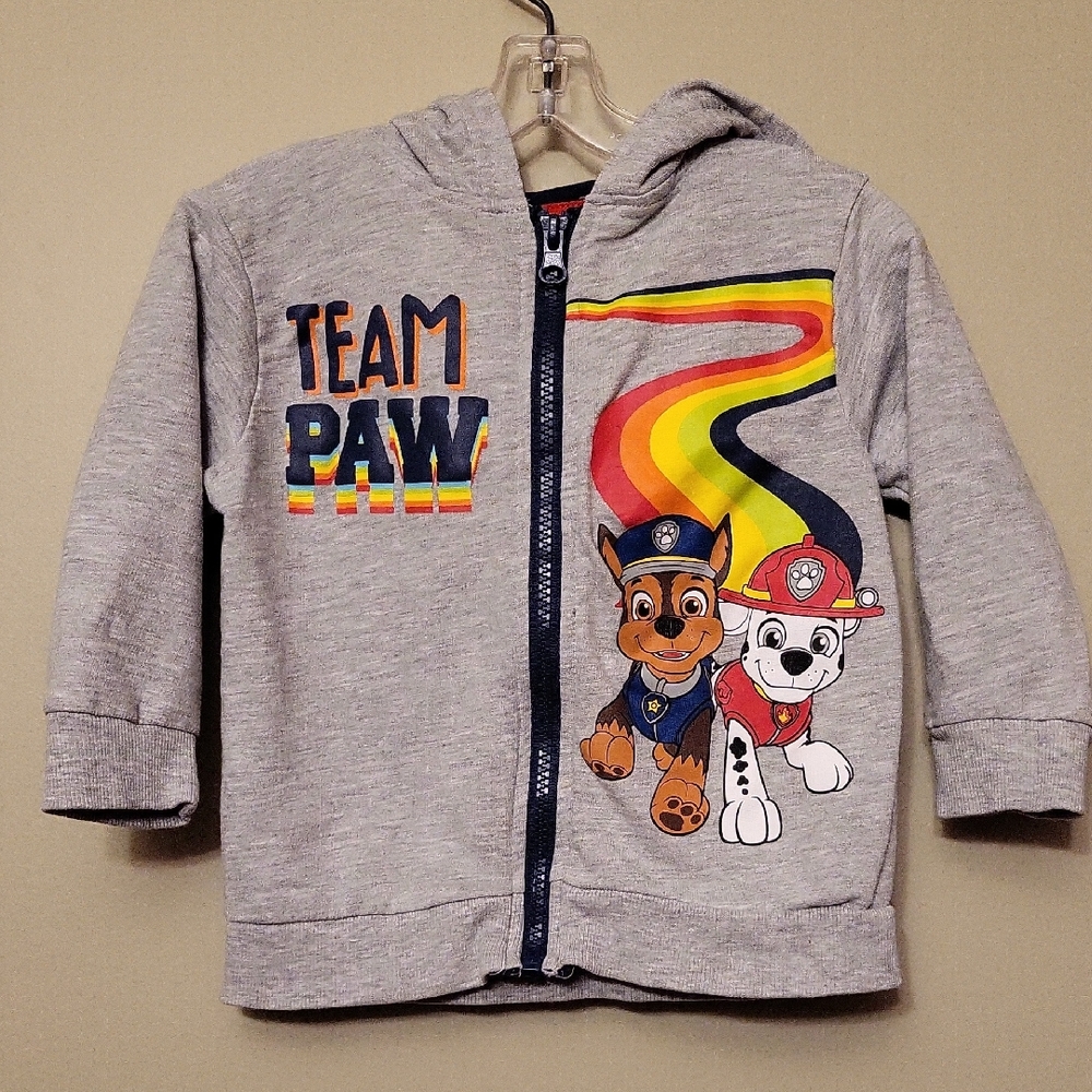 Paw Patrol colorful zip up hoodie